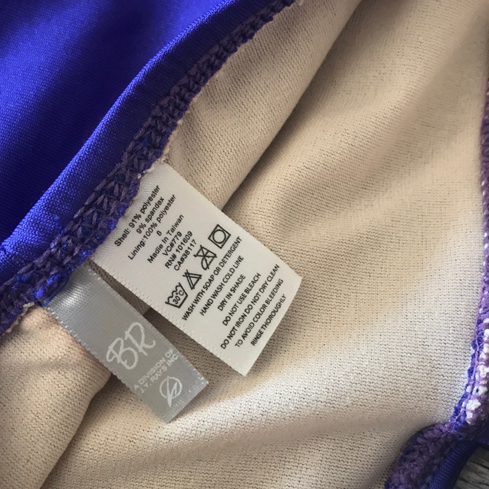 Beach Rays Purple Halter Bathing Suit - Picture 4 of 6